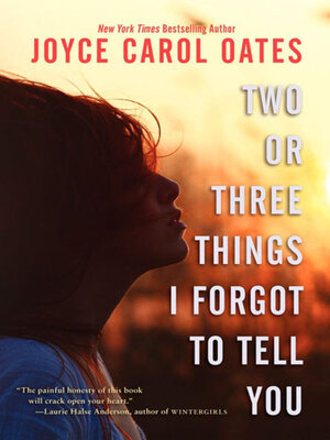 cover image of Two or Three Things I Forgot to Tell You